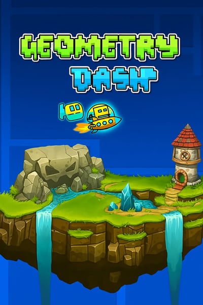 A screenshot of a game called Geometry Dash World.